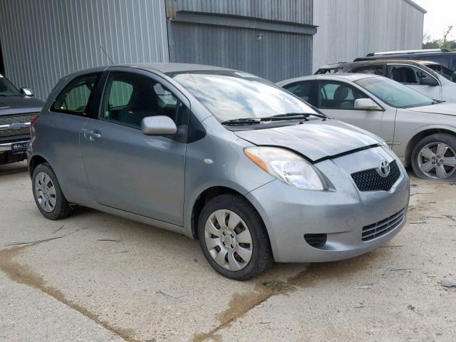 JTDJT923385169452 - 2008 TOYOTA YARIS GRAY photo 1