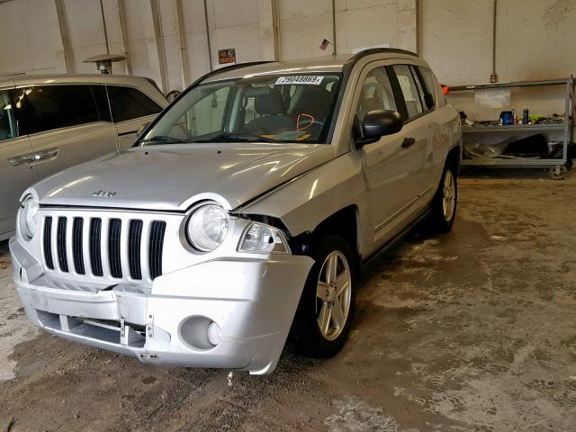 1J4NF4FB4AD520565 - 2010 JEEP COMPASS SP SILVER photo 2
