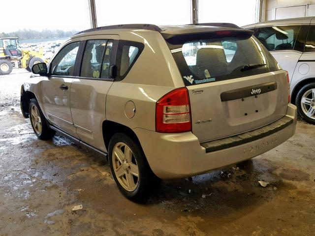 1J4NF4FB4AD520565 - 2010 JEEP COMPASS SP SILVER photo 3