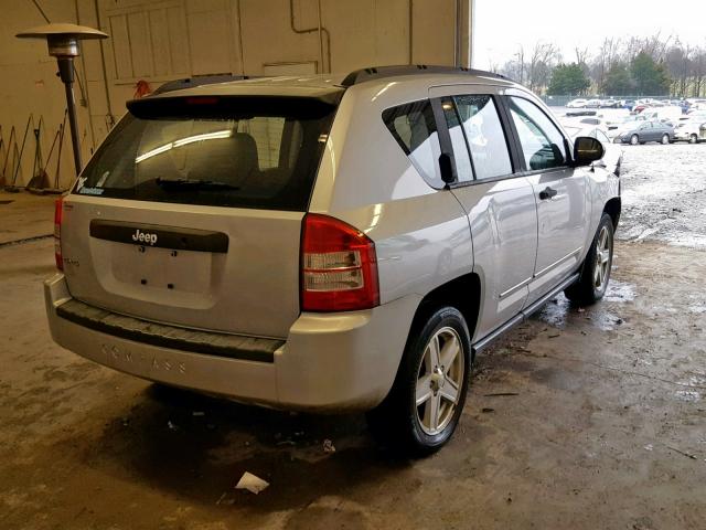 1J4NF4FB4AD520565 - 2010 JEEP COMPASS SP SILVER photo 4