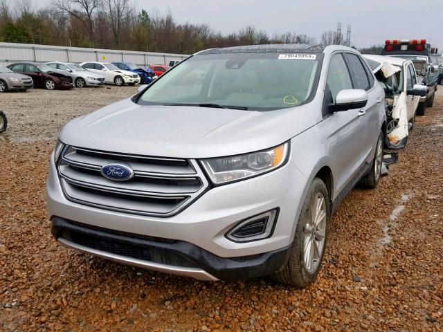 2FMPK3K92JBC53628 - 2018 FORD EDGE TITAN SILVER photo 2