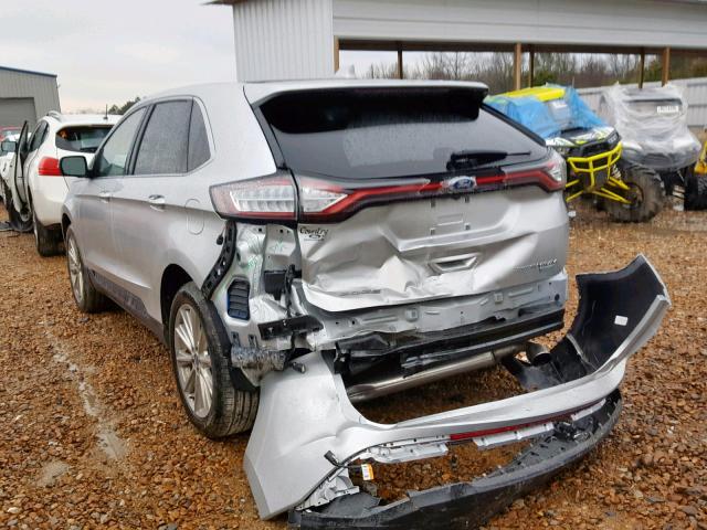 2FMPK3K92JBC53628 - 2018 FORD EDGE TITAN SILVER photo 3