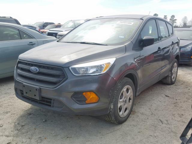 1FMCU0F73HUC10503 - 2017 FORD ESCAPE S GRAY photo 2