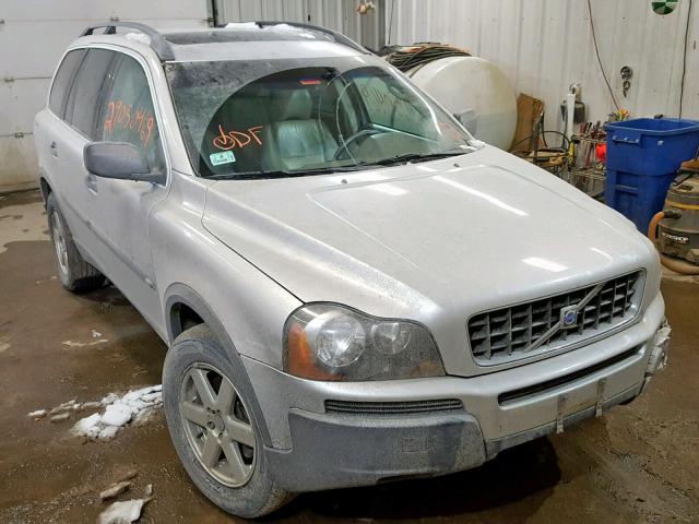 YV1CM59H341065068 - 2004 VOLVO XC90 SILVER photo 1