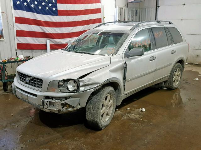 YV1CM59H341065068 - 2004 VOLVO XC90 SILVER photo 2