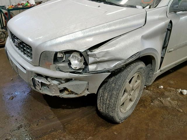 YV1CM59H341065068 - 2004 VOLVO XC90 SILVER photo 9