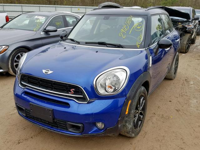 WMWZC3C50FWT02690 - 2015 MINI COOPER S C BLUE photo 2