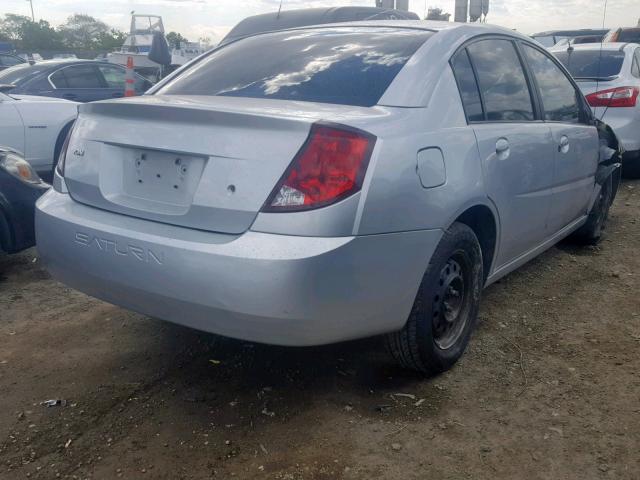 1G8AJ55FX6Z135089 - 2006 SATURN ION LEVEL SILVER photo 4