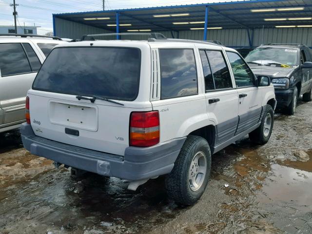 1J4GZ58Y0TC376366 - 1996 JEEP GRAND CHER WHITE photo 4