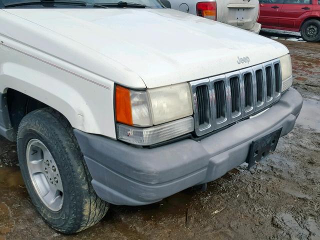 1J4GZ58Y0TC376366 - 1996 JEEP GRAND CHER WHITE photo 9