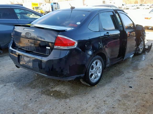 1FAHP36N19W161993 - 2009 FORD FOCUS SES BLACK photo 4