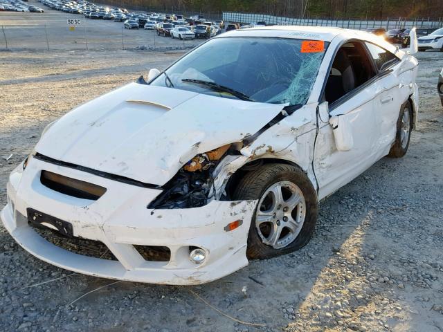 JTDDR32T230146677 - 2003 TOYOTA CELICA GT WHITE photo 2