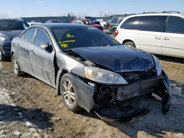 1G2ZF55B864216066 - 2006 PONTIAC G6 SE GRAY photo 1