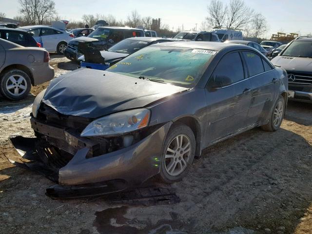 1G2ZF55B864216066 - 2006 PONTIAC G6 SE GRAY photo 2