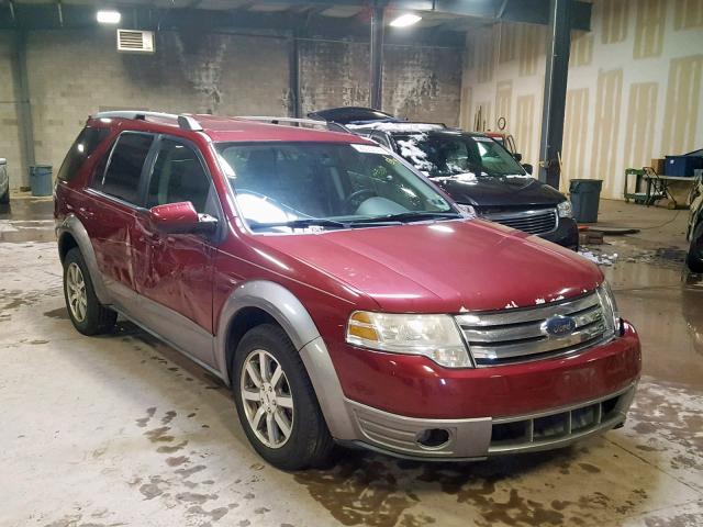 1FMDK02W58GA18859 - 2008 FORD TAURUS X S MAROON photo 1