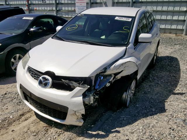 JM3ER293580184990 - 2008 MAZDA CX-7 WHITE photo 2