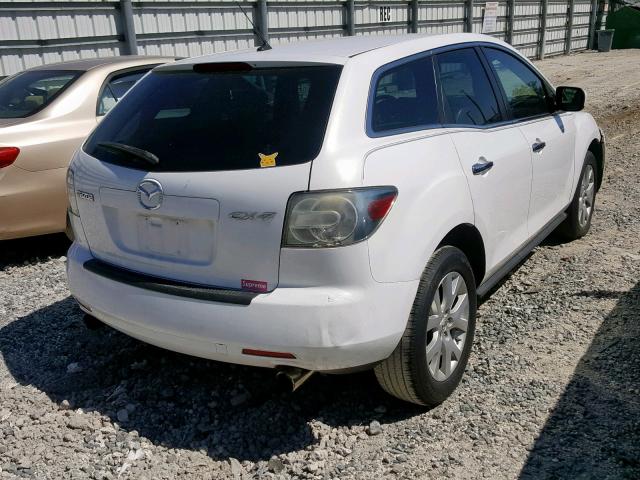 JM3ER293580184990 - 2008 MAZDA CX-7 WHITE photo 4