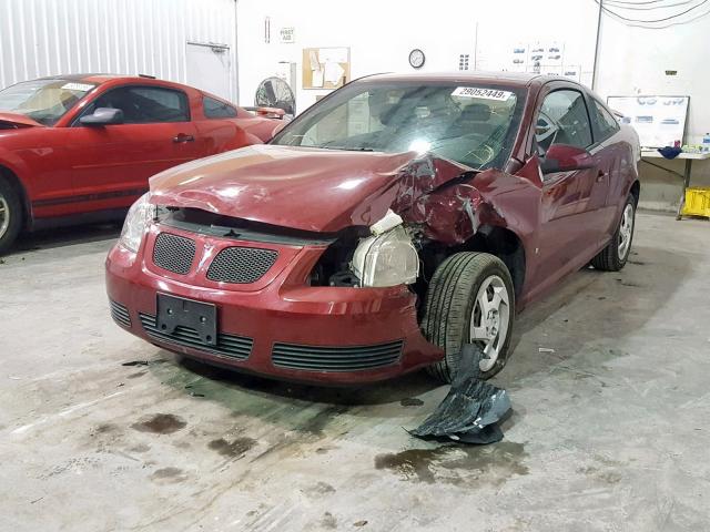 1G2AL15F877304441 - 2007 PONTIAC G5 MAROON photo 2