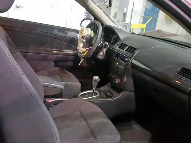 1G2AL15F877304441 - 2007 PONTIAC G5 MAROON photo 5