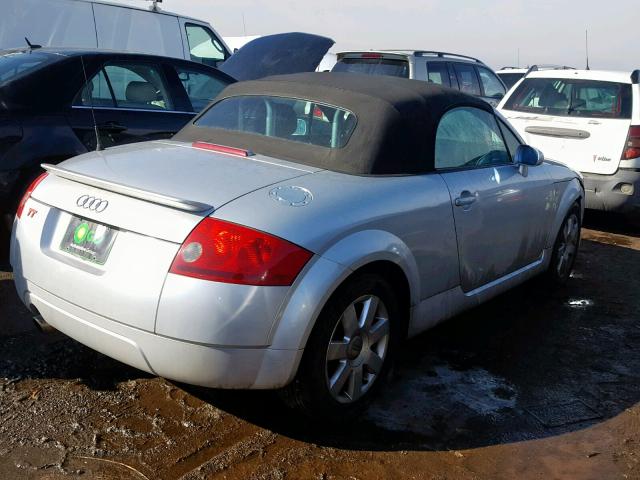 TRUTC28N231004216 - 2003 AUDI TT SILVER photo 4