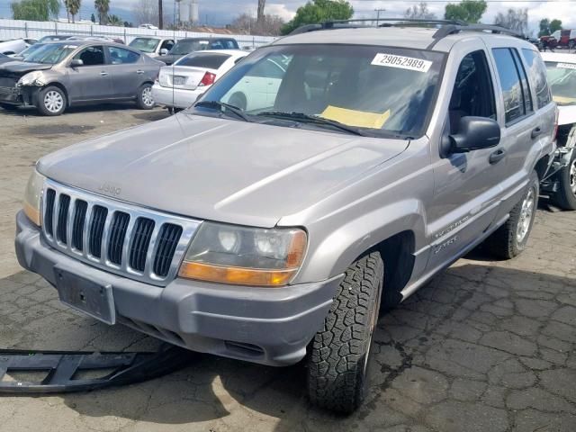 1J4GX48S91C646462 - 2001 JEEP GRAND CHER BEIGE photo 2