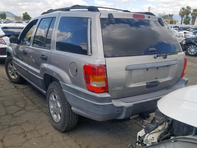 1J4GX48S91C646462 - 2001 JEEP GRAND CHER BEIGE photo 3