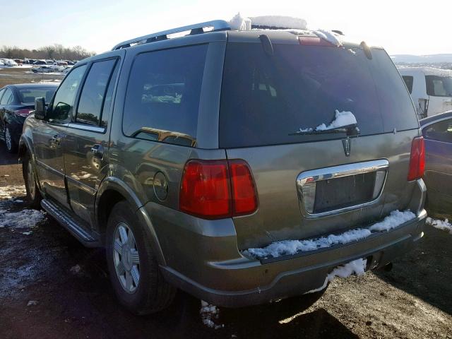 5LMFU28R04LJ12856 - 2004 LINCOLN NAVIGATOR BEIGE photo 3