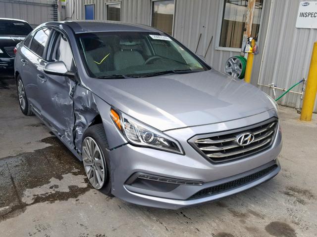 5NPE34AF1GH274084 - 2016 HYUNDAI SONATA SPO SILVER photo 1