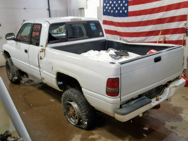 3B7KF23Z82M306845 - 2002 DODGE RAM 2500 WHITE photo 3