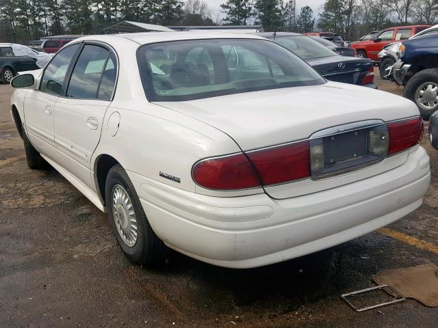 1G4HP54K91U253539 - 2001 BUICK LESABRE CU WHITE photo 3