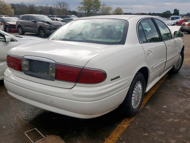 1G4HP54K91U253539 - 2001 BUICK LESABRE CU WHITE photo 4