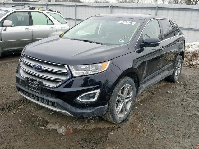 2FMPK4K94HBB97871 - 2017 FORD EDGE TITAN BLACK photo 2