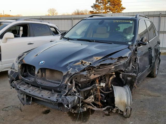 5UXFE8C56AL310959 - 2010 BMW X5 XDRIVE4 BLACK photo 2