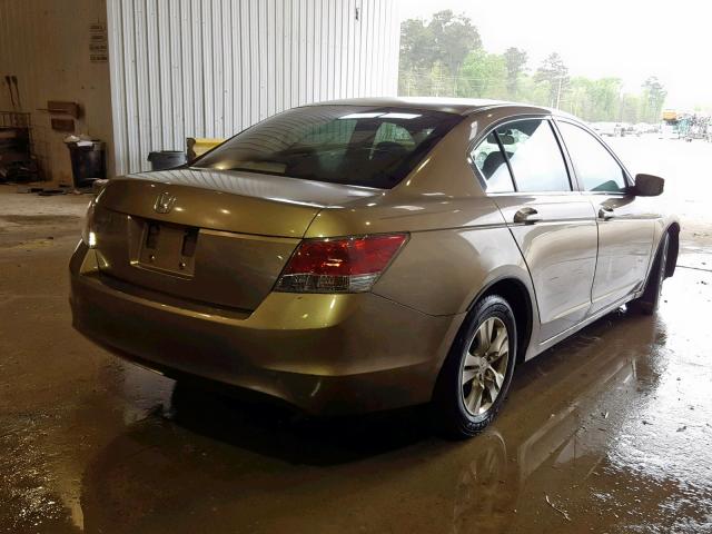 1HGCP26449A061441 - 2009 HONDA ACCORD LXP GOLD photo 4