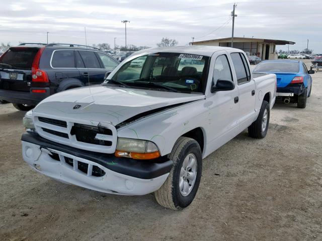 1D7HL38XX3S114647 - 2003 DODGE DAKOTA QUA WHITE photo 2