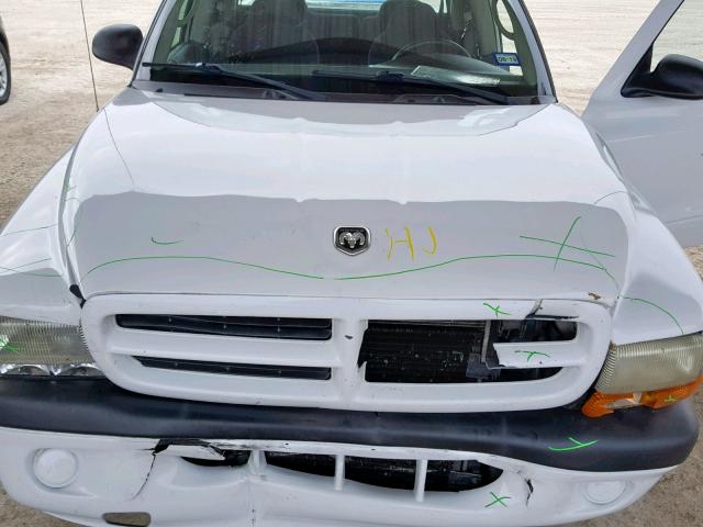 1D7HL38XX3S114647 - 2003 DODGE DAKOTA QUA WHITE photo 7