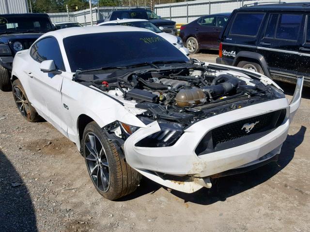 1FA6P8CF9F5308595 - 2015 FORD MUSTANG GT WHITE photo 1