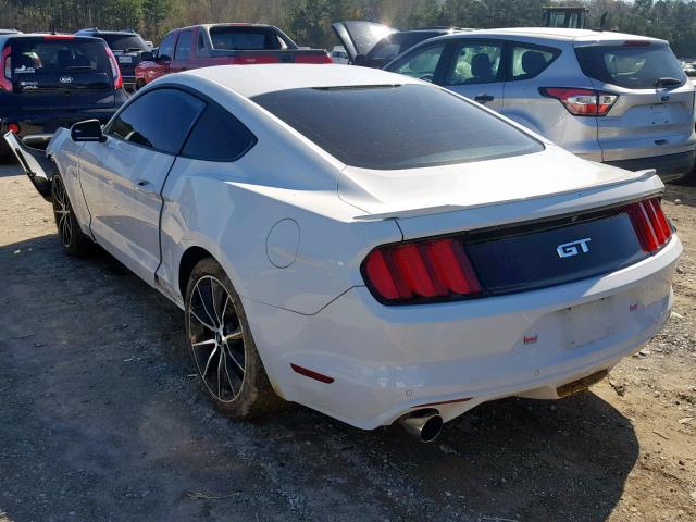 1FA6P8CF9F5308595 - 2015 FORD MUSTANG GT WHITE photo 3