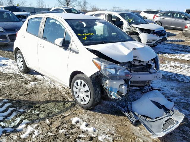 VNKKTUD32HA084914 - 2017 TOYOTA YARIS L WHITE photo 1