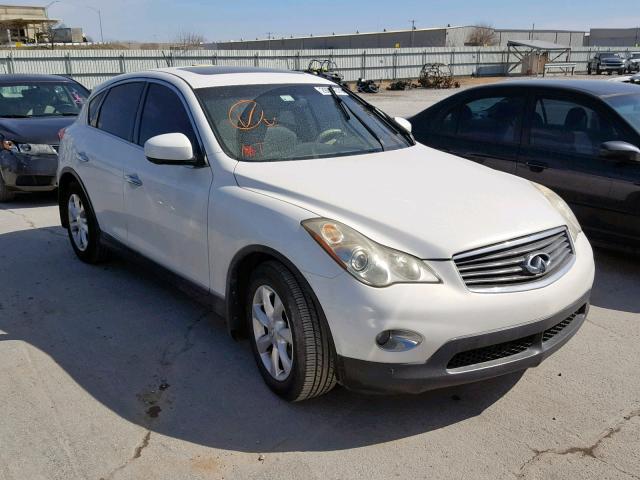JN1AJ0HR9AM752359 - 2010 INFINITI EX35 BASE WHITE photo 1