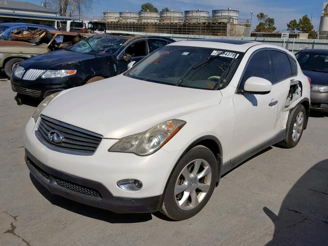 JN1AJ0HR9AM752359 - 2010 INFINITI EX35 BASE WHITE photo 2