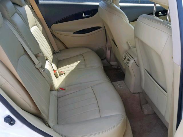 JN1AJ0HR9AM752359 - 2010 INFINITI EX35 BASE WHITE photo 6