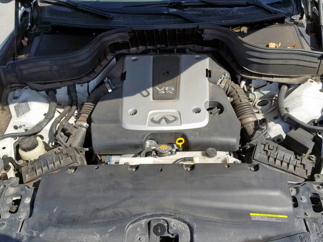 JN1AJ0HR9AM752359 - 2010 INFINITI EX35 BASE WHITE photo 7