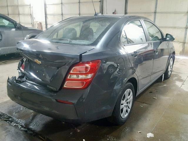 1G1JB5SH2H4177600 - 2017 CHEVROLET SONIC LS 灰色 照片 4
