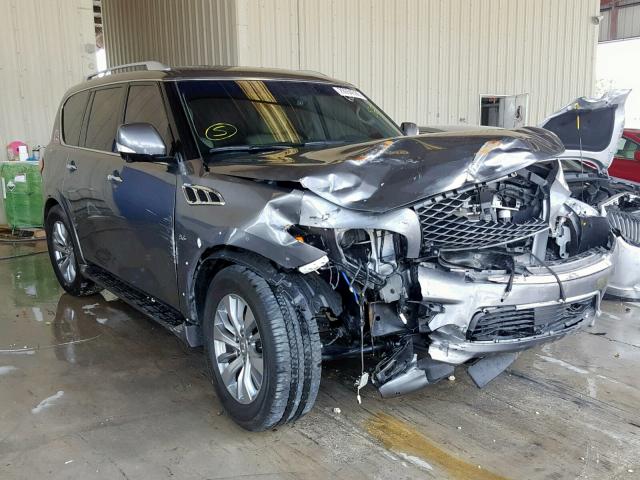 JN8AZ2NF9H9646832 - 2017 INFINITI QX80 BASE GRAY photo 1