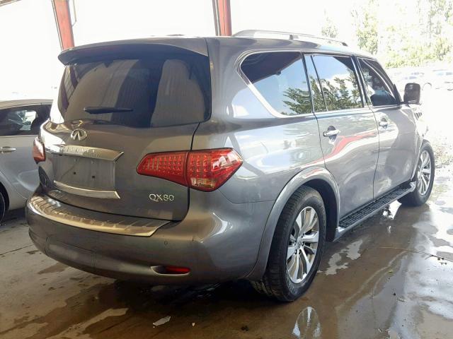 JN8AZ2NF9H9646832 - 2017 INFINITI QX80 BASE GRAY photo 4