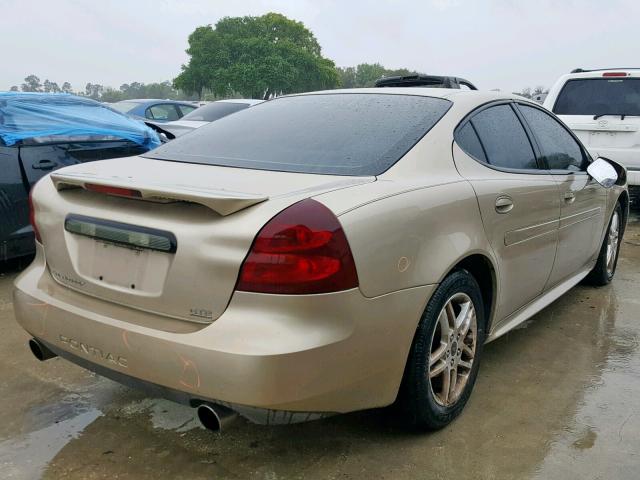 2G2WR544751182631 - 2005 PONTIAC GRAND PRIX GOLD photo 4