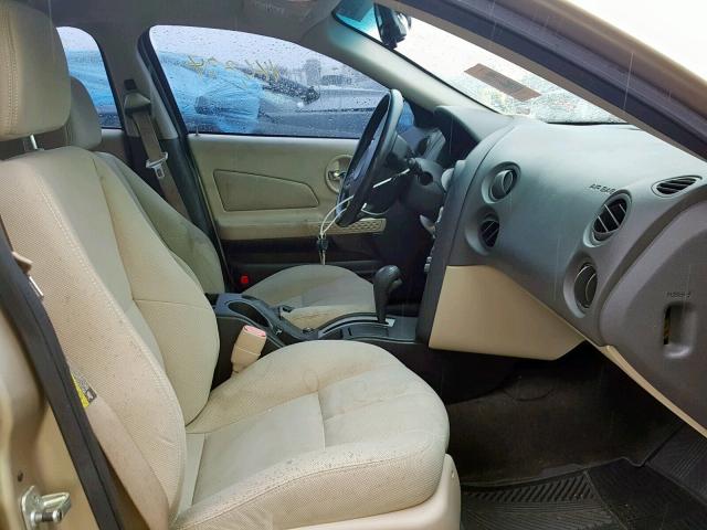 2G2WR544751182631 - 2005 PONTIAC GRAND PRIX GOLD photo 5