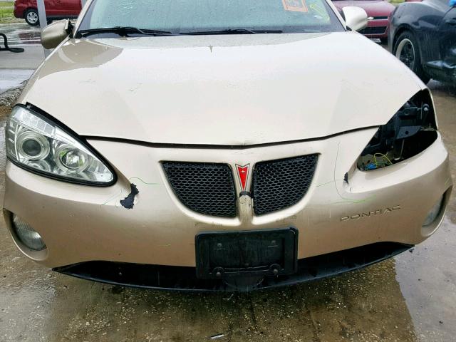 2G2WR544751182631 - 2005 PONTIAC GRAND PRIX GOLD photo 9