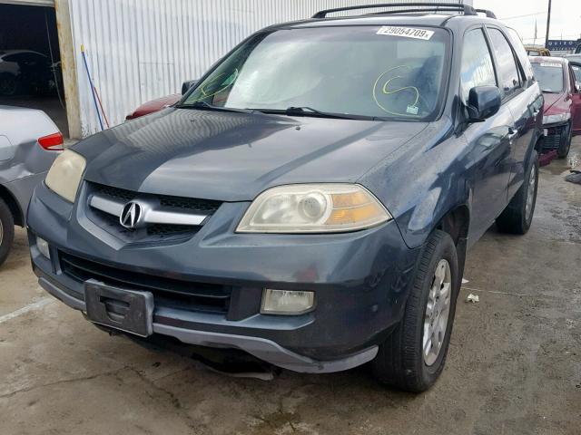 2HNYD18844H536808 - 2004 ACURA MDX TOURIN BLUE photo 2